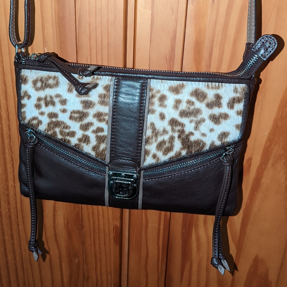 Brighton fashionsta brown crossbody bag. - Picture 3 of 13